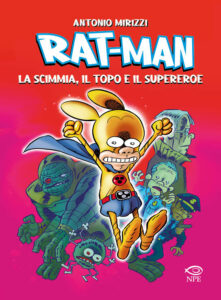 Copertina fumetto Rat-Man con personaggi colorati.